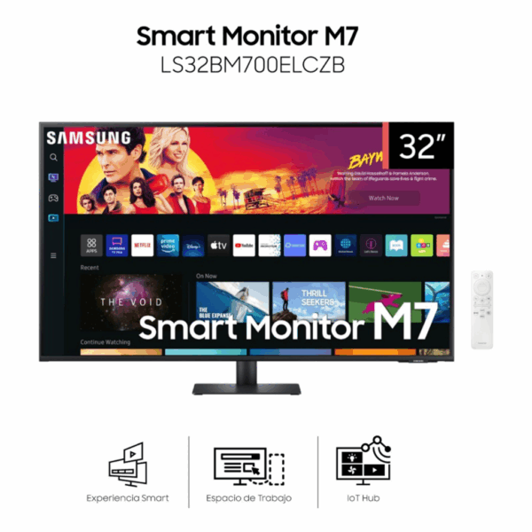 Monitor Samsung LED 32" UHD 4K M70B - Image 2