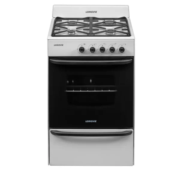 Cocina Longvie 4 hornallas a gas 13231BF 56cm Blanca