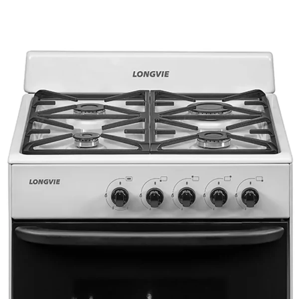 Cocina Longvie 4 hornallas a gas 13231BF 56cm Blanca - Image 2