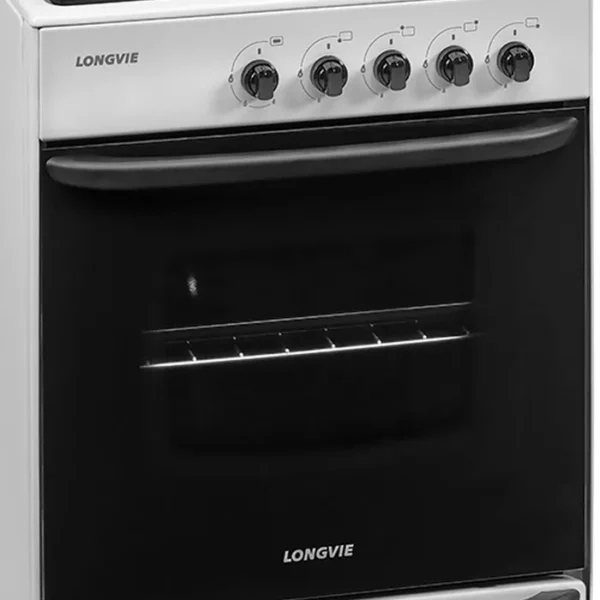 Cocina Longvie 4 hornallas a gas 13231BF 56cm Blanca - Image 3