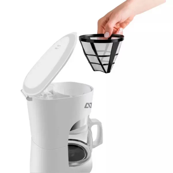 Cafetera ATMA Semiautomática de Filtro 1.5L Blanca CA8133P - Image 4