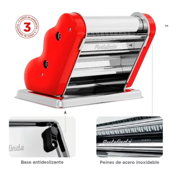 Máquina Pastalinda Clásica 200 Roja - Image 4