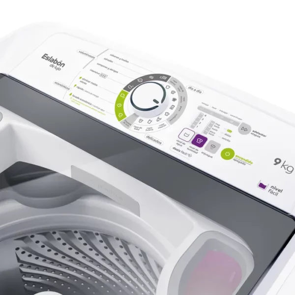 Lavarropas Whirlpool 9kg Automático Blanco - Image 2