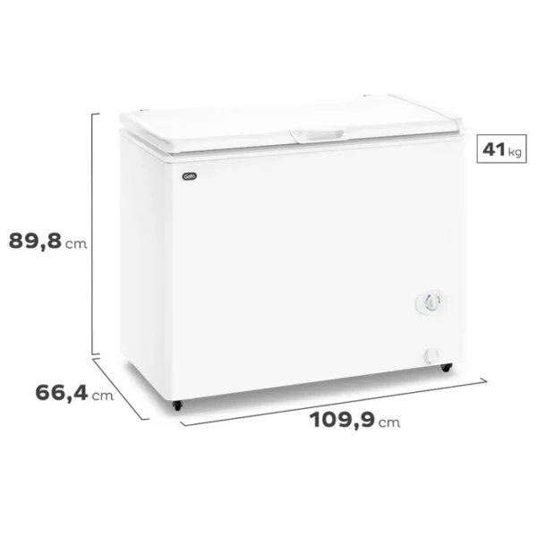 Freezer Horizontal Gafa Inverter 280L Blanco FGHI300B - Image 4