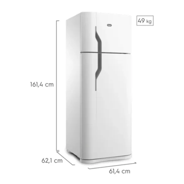 Heladera Gafa Blanca con Freezer 330L 220V HGF368AFB - Image 3