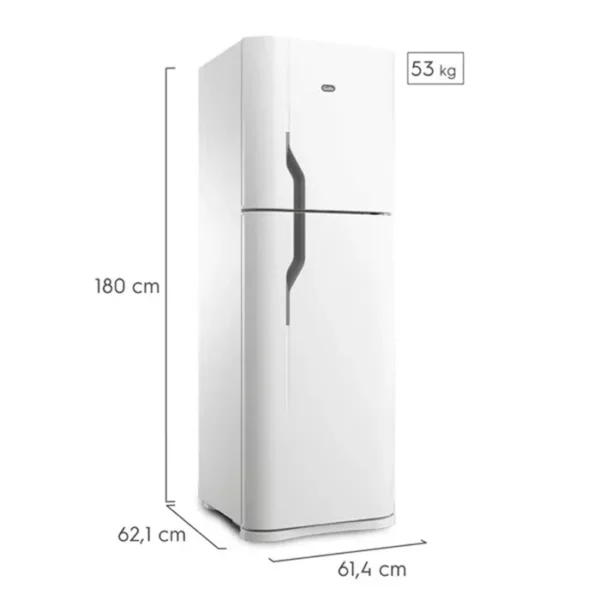 Heladera Gafa con Freezer 374L Blanca HGF388AFB - Image 3