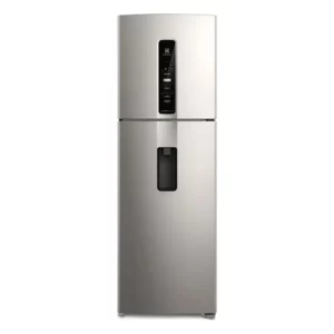 Heladera Electrolux con Freezer Efficient con Autosense Plateada