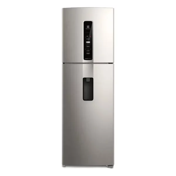 Heladera Electrolux con Freezer Efficient con Autosense Plateada