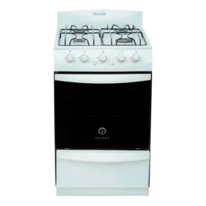 Cocina Escorial Palace Cristal 50L 4 Hornallas a Gas Natural Blanca