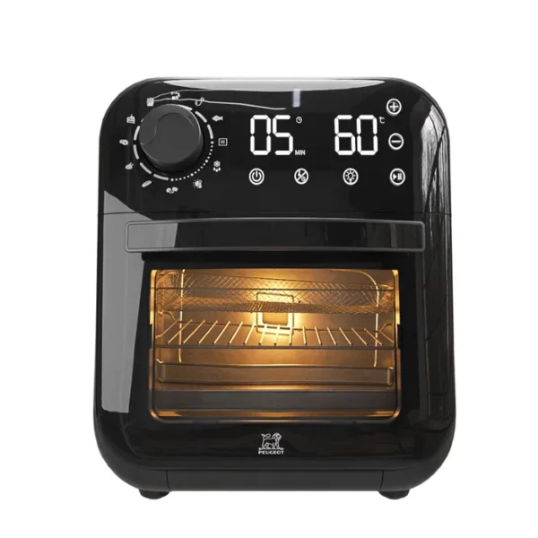 Freidora de Aire y Horno Eléctrico Peugeot 11.6L Negro