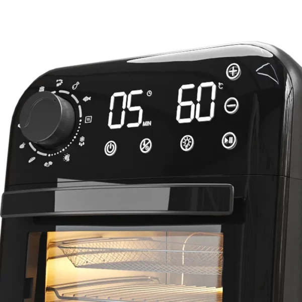 Freidora de Aire y Horno Eléctrico Peugeot 11.6L Negro - Image 3
