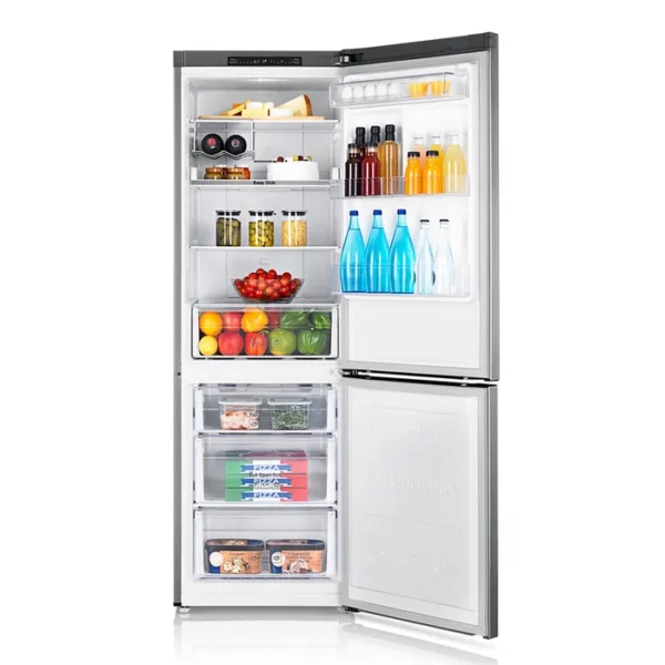 Heladera Samsung Freezer Inferior No Frost Digital Inverter 328L Plateada - Image 2