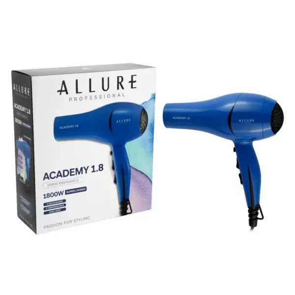 Secadora de pelo Allure profesional 2 velocidades azul 1025AP - Image 3