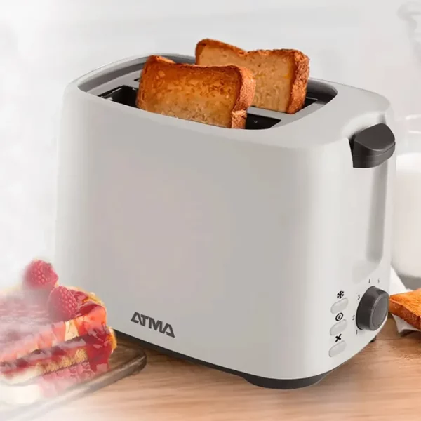 Tostadora ATMA 2 Rebanadas 7 Niveles 700W Blanca TO20WP - Image 4