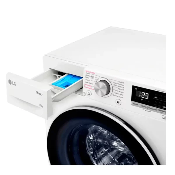 Lavarropas LG ThinQ AI 10kg Carga Frontal Inverter Blanco - Image 4