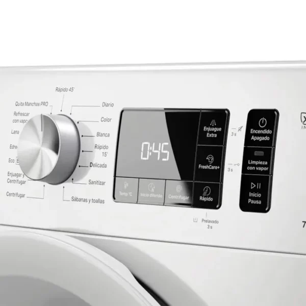 Lavarropas Whirlpool Carga Frontal 7kg Inverter Color Blanco - Image 3