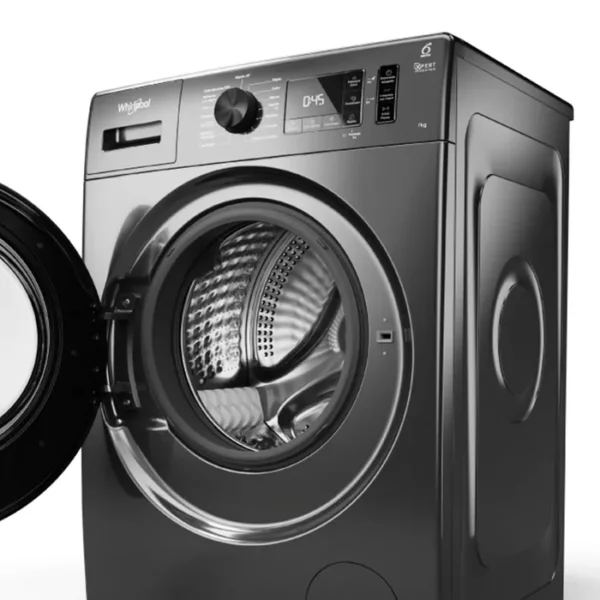 Lavarropas Automático Whirlpool 7kg Carga Frontal Inverter Acero Inoxidable - Image 4
