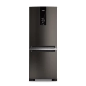 Heladera Whirlpool No Frost Inverter 449L Bottom Freezer Negra WRE57CE